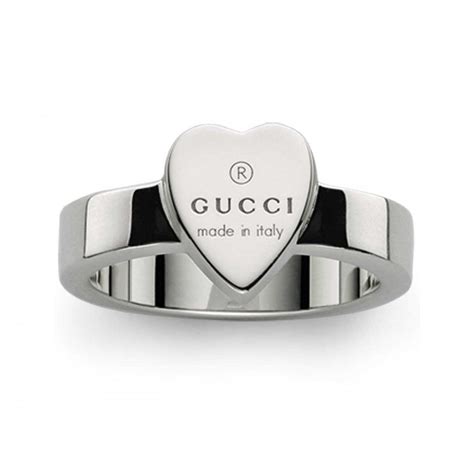 gucci cherry ring|heart ring with gucci trademark.